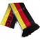 German Flag Patterned Two Sided Knit Fan Scarf