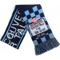 Three Colored Checked Knit Football Scarf