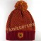 Heart Patterned Premium Knit Embroidered Bobble Hat