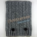 Soft Touch Cable Knit Melange Gray iPad Case
