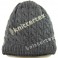 Cable Knit Gray Beanie